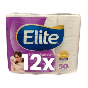 ELITE | Papel higiénico 50 mts - 12 rollos
