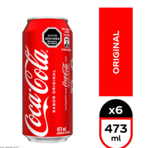 Coca-Cola | Lata 473ml Pack 6u.