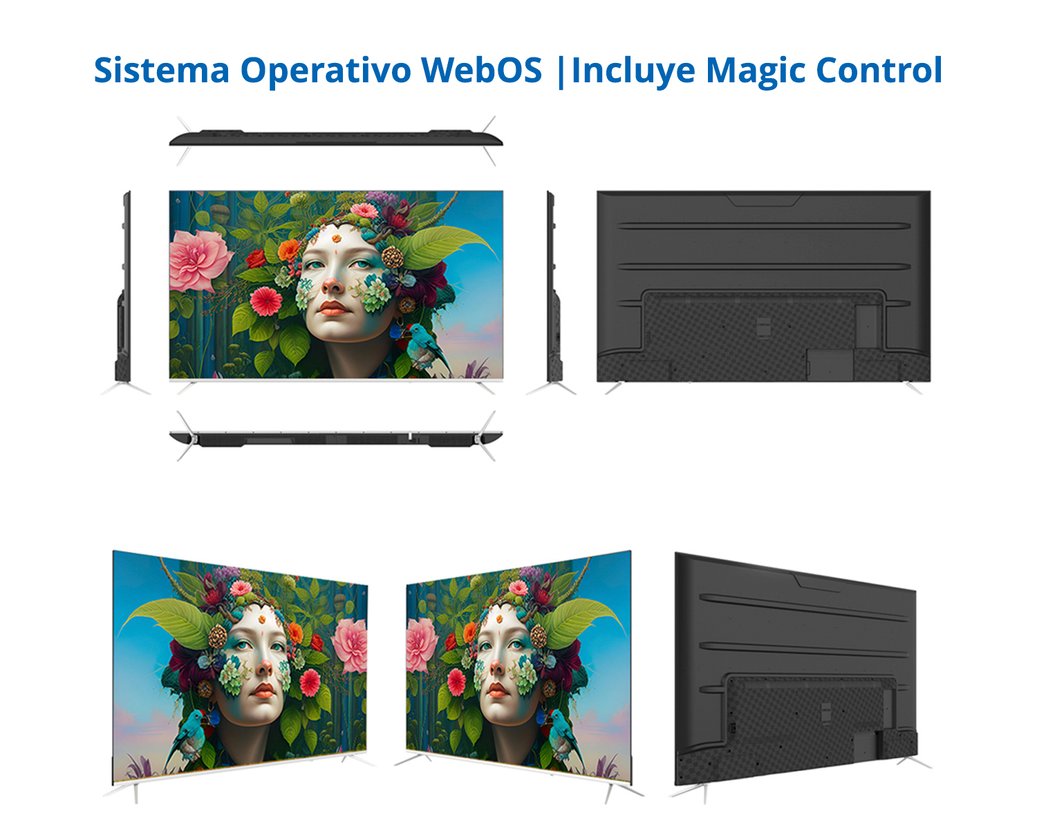 DAEWOO | Smart TV XLED 85″ 4K UHD WEBOS Dolby Audio con Magic Control DA-LS85U1 - Imagen 2