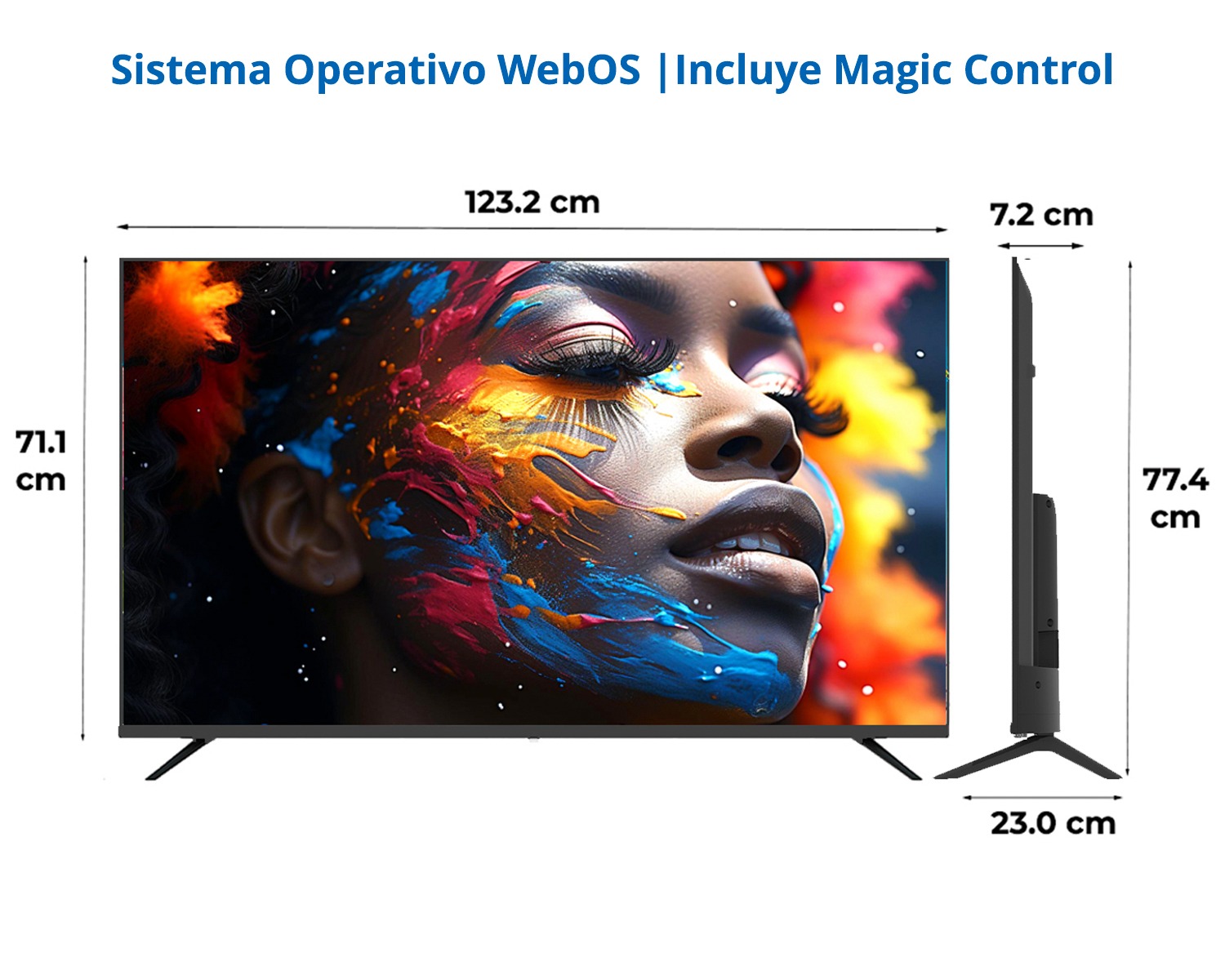 LG | UHD AI 55UT7300PSA 55″ 4K Smart TV 2024 - Imagen 2