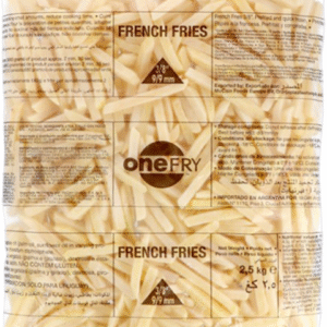 ONE FRY | Papas Prefritas Corte Casero 12×12 mm (2,5 Kg)