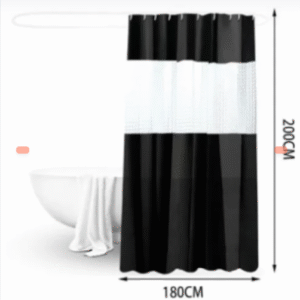 Cortina Plástica Negra 200cm
