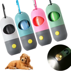 Dispensador de Bolsas de Basura con Luz LED
